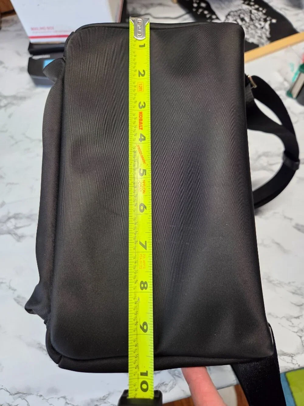 Kate Spade Black Chelsea Medium Nylon Backpack Adjustable Straps Zip Pockets